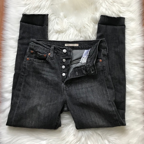 Levi's Denim - Levi’s Dark Skinny Jeans Button Fly Size 27